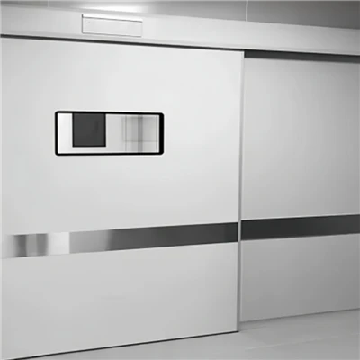 ما هي عملية تركيب جهاز الإغلاق التلقائي لباب الشاشة على باب زجاجي منزلق؟